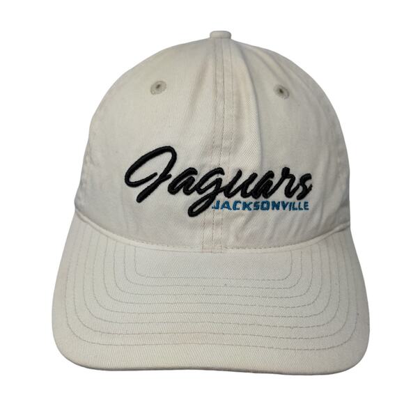 Jacksonville Jaguars Slideback Hat White OSFA NFL Reebok Embroidered - Picture 1 of 8